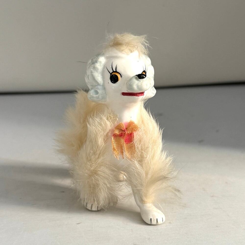 Vintage 1950’s ceramic poodle figurine made in Japan - Picture 12 of 12